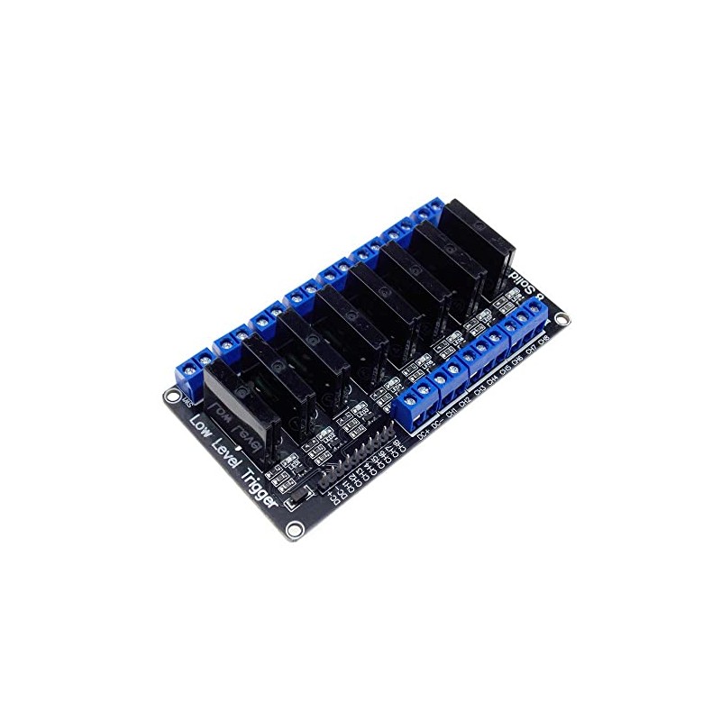 5V 12V 24V 8 Channels SSR Low Level Trigger Solid