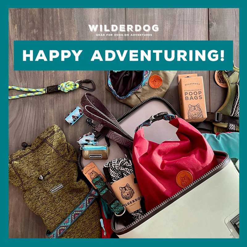 Wilderdog Dog Poop Bag Holder - Dark Green