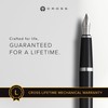 CROSS Bailey Light Polished Black Resin Fountain Pen INCL. Premium