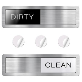 Eobiim Dishwasher Magnet Clean Dirty Sign, Premium Strong Clean Dirty Magnet for Dishwasher, Universal Dirty Clean Dishwasher Magnet, Clean Dirty Sign Indicator for Kitchen Decor, Easy to Read & Slide