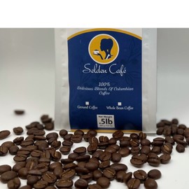 Selden Cafe - 100% Arabica Colombian Medium Roast Whole Bean Coffee, 12 ounces