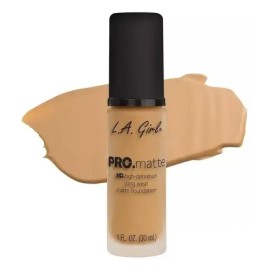 Base De Maquillaje Liquido La Girl Pro Matte Foundation 30ml Tono Sandy Beige