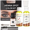 Simpout Natural Henna Hair Kit - Henna Powder with Rose