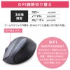 Iris Ohyama IM-R04-B Vertical Mouse, Wireless, Black, Silent, Wireless DPI