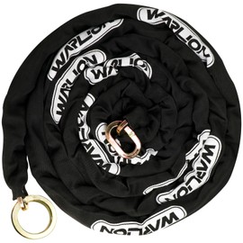 Heavy Duty Security Chain, 15ft x 3/8in Thick, Anti-Theft & Cut-Proof Motorcycle Chain with Cinch Ring - Secure Generators, Ebikes, & 2-Wheeled Vehicles