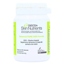 Glisodin Skin Nutrients Advanced Pure-SOD Suplemento Hipoalergénico 60 Cápsulas Hidratación Elasticidad Luminosidad de la Piel