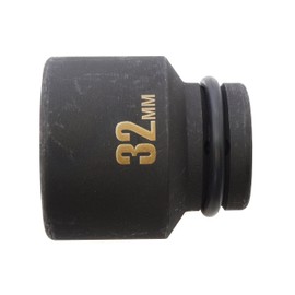 PAOCK IMS-32S Thin Impact Wrench Socket, Short, 1.3 inches (32 mm), Insertion Angle: 0.5 inches (12.7 mm)