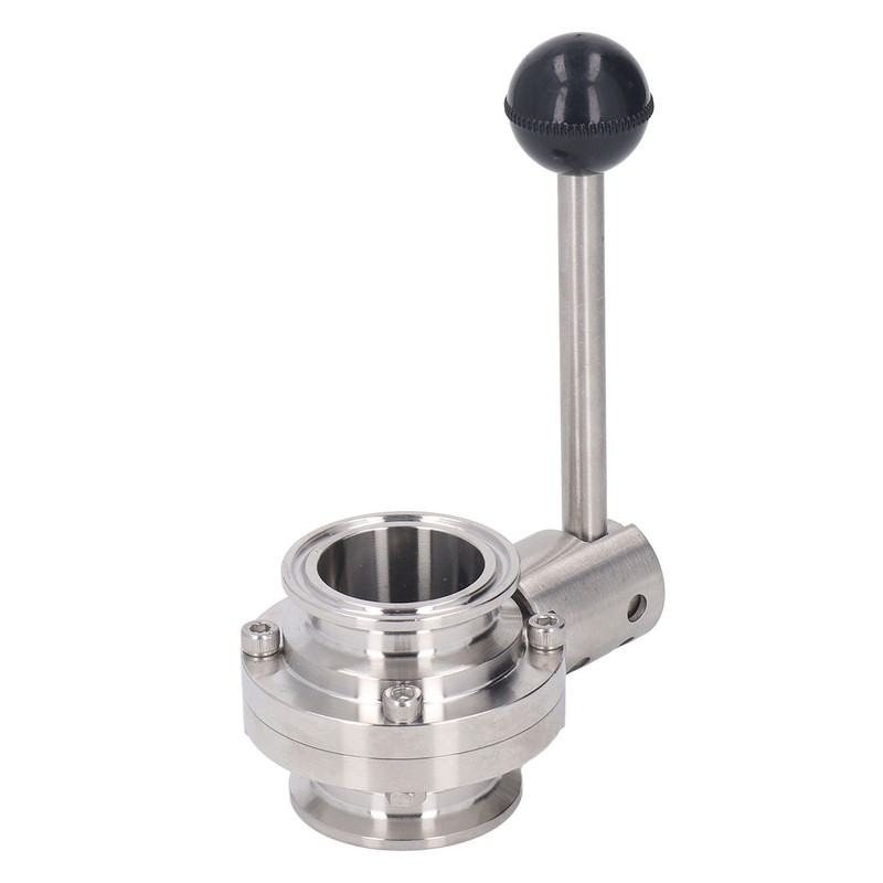 Sanitary Butterfly Clamp Valve with Silicone Washer Stainless Steel Clamp