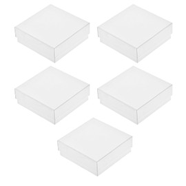 YOKIVE 5 Pcs Freezer Tube Boxes, Cardboard Holder Rack for 1.5/1.8/2ml Centrifuge Tubes | Fixed Sample Tube, Great for Scientific Institutes (81 Places)