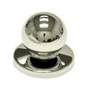 Better Home Products Bi-Fold Door Knob with Back Plate Satin