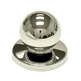 Better Home Products Bi-Fold Door Knob with Back Plate Satin Nickel