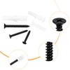 470 Pcs Assorted Screws and Wall Plugs Set, M4 M5
