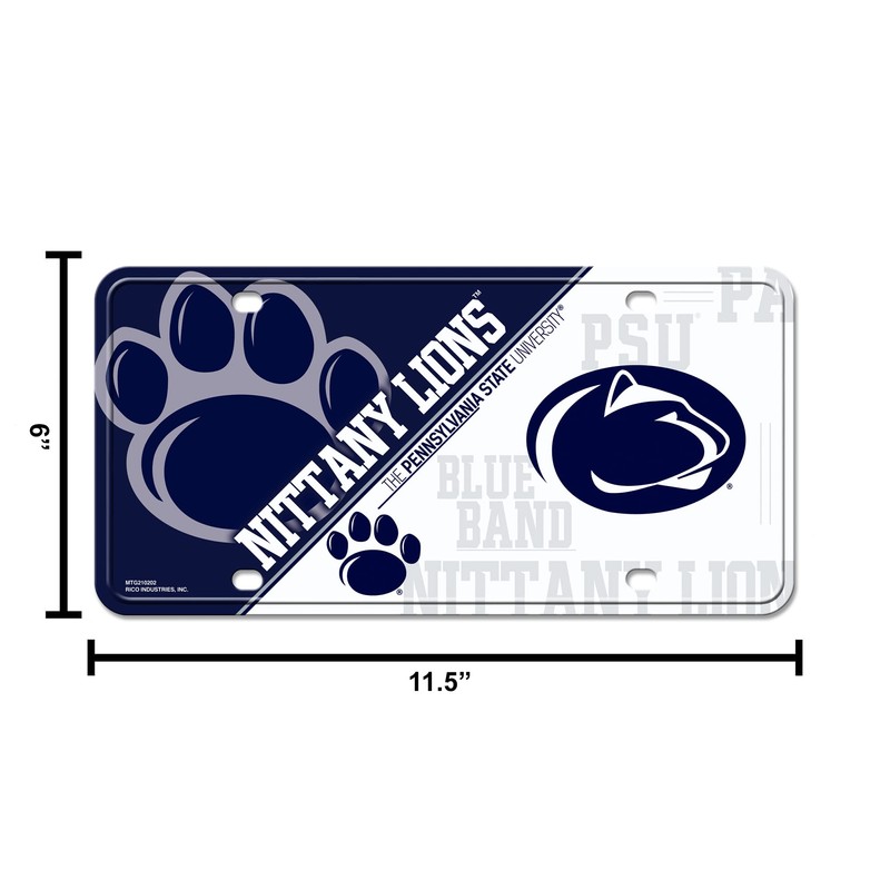 Rico Industries MTG111128C 5 O'clock Margaritaville Metal License Plate Tag,Blue,