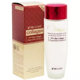 3W Clinic Collagen Regeneration Emulsion Lotion 150ml 에멀젼 3W클리닉 로션 리제너레이션 콜라겐 150ml Emulsion 3W Clinic Lotion Regeneration Collagen 150ml