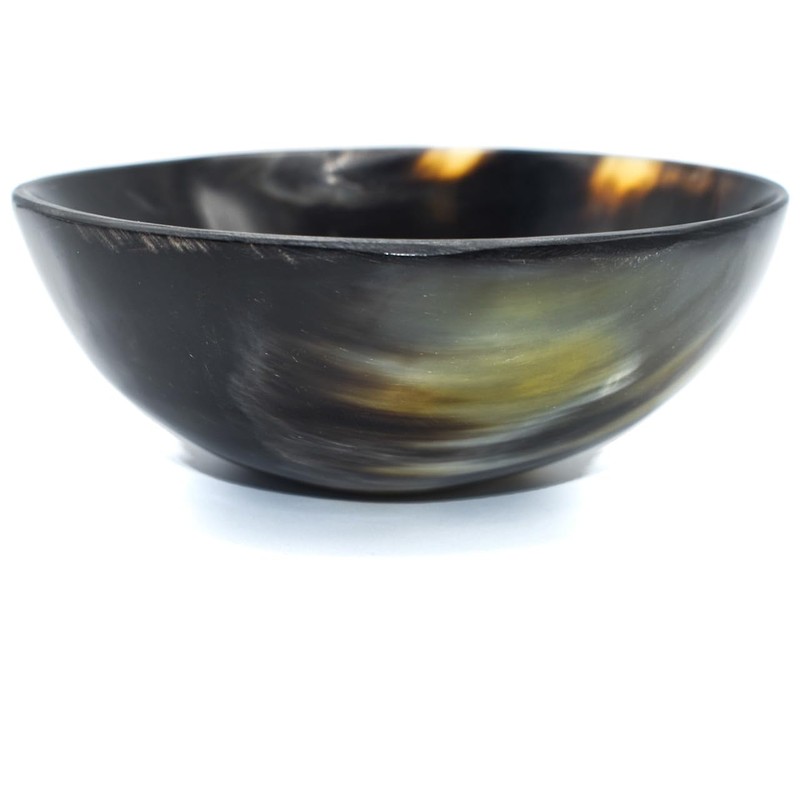 Parker Genuine Ox Horn Palm Lathering Shave Bowl – Handcrafted