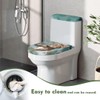 FUIALDOLG Cat Marble Toilet Lid Tank Covers Dustproof Sky Toilet