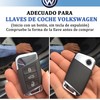 2 Piezas Funda Protección De Silicon Llave Compatible con VW