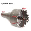 HSS Hole Saw Set, 4EVERHOPE 6 Pcs/Set Tooth Cutter Drill