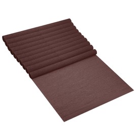 PATIKIL 4.9ft Crepe Paper Roll, 10 Roll 20" Width Soft Paper Streamer Sheet for Craft Flower Making Wrapping Party Birthday Wedding Decoration Ornament, Dark Brown