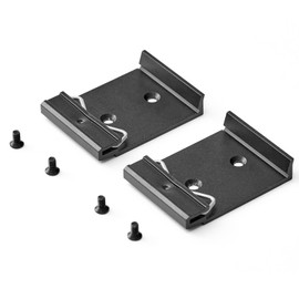PhyinLan Din Rail Mount Clip 42mm Width Universal Din-Rail Mounting Brackets Clamp for Switches and Injectors 2-Pack