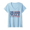 Womens Harris Walz 2024 Election President Harris Won 2024 V-Neck