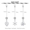 Funseedrr Belly Button Piercing Pregnancy Flexible Bioflex 14G 14/18/25/32/35/38 mm
