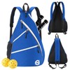A11N Pickleball Bag, Reversible Crossbody Sling Bag/Backpack for Women Men,