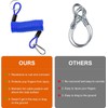 Rnigs 6FT Trailer Breakaway Safety Cable Blue 4Pcs Trailer Brake