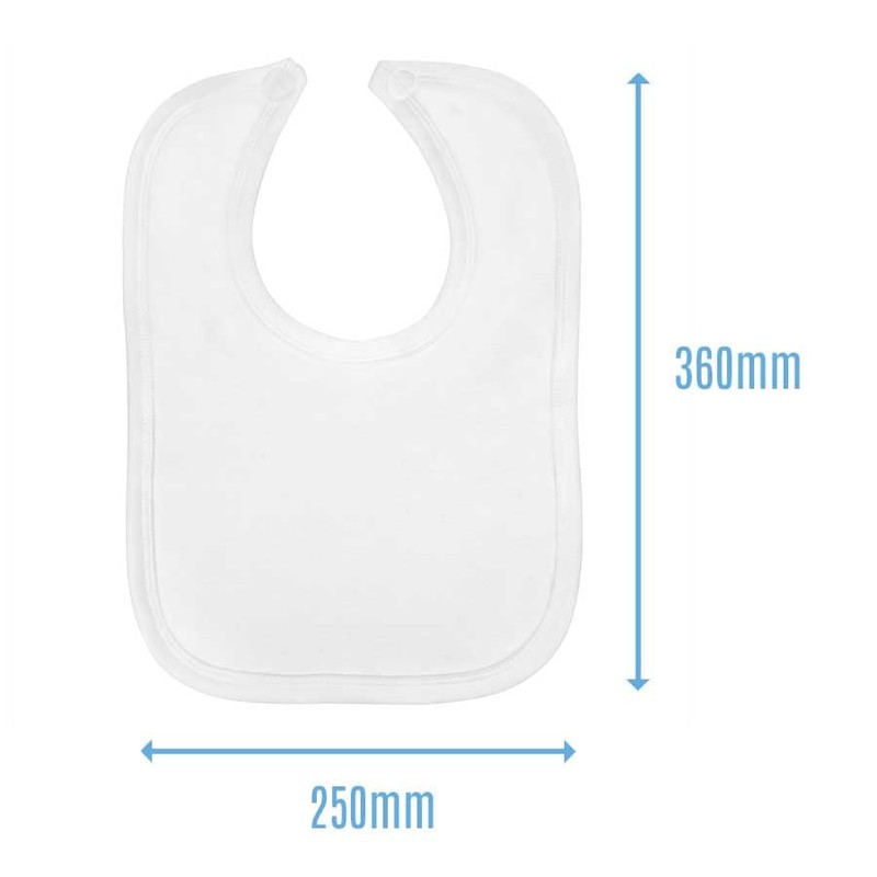 Azeeda 'Cute Bees & Hive' Soft Cotton Baby Bib (BI00063397)