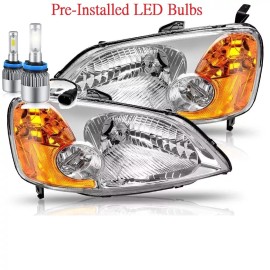 BUYRVLIGHTS.COM NEWMAR VENTANA 2005 2006 2007 LED HEADLIGHTS HEAD LIIGHTS LAMPS MOTORHOME RV