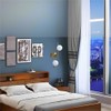 LZPZRUI Modern Globe Wall Sconce 2 Light Bedroom Wall lamp