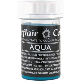 Pastel Aqua Spectral Paste by Sugarflair 25g