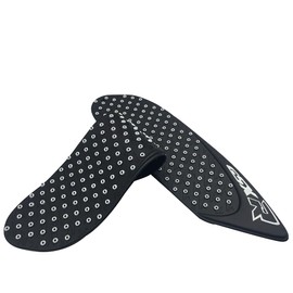 White Gas Fuel Tank Pad Traction Side Fuel Knee Grip Decal Compatible with Suzuki GSXR 600 750 2006-2007