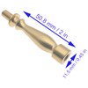 HAJXZH 2 Pcs 2 Inch Lamp Finial Extender Turned Brass