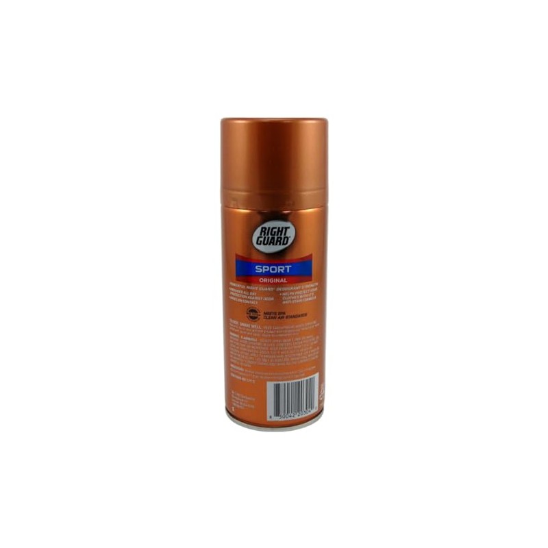 Right Guard Sport 8.5 Ounce Aerosol Original 24Hr Deodorant (251ml)