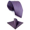 [S&W SHLAX&WING] Men's Necktie Combo Necktie Pocket Square Set Satin