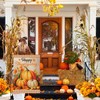 Thanksgiving Garden Flag, 12x18 Inch Double Sided Fall Garden Flag
