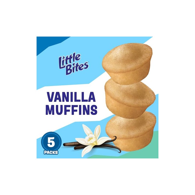 Little Bites Vanilla Muffins, 5 individual packs, (1.5 oz each),