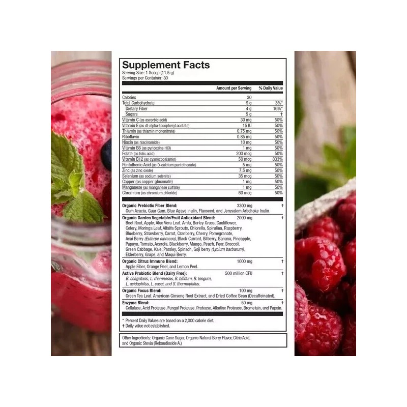 Terra Kai Organics Juce SUPER FRUIT & VEGGIE BLEND Drink.