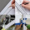 Ruler 15 Cm, Metal Ruler Straight Edge For Cutting Centre
