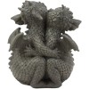 Ebros Romantic Valentines Baby Garden Dragons Cuddling Tight Statue 5.25"