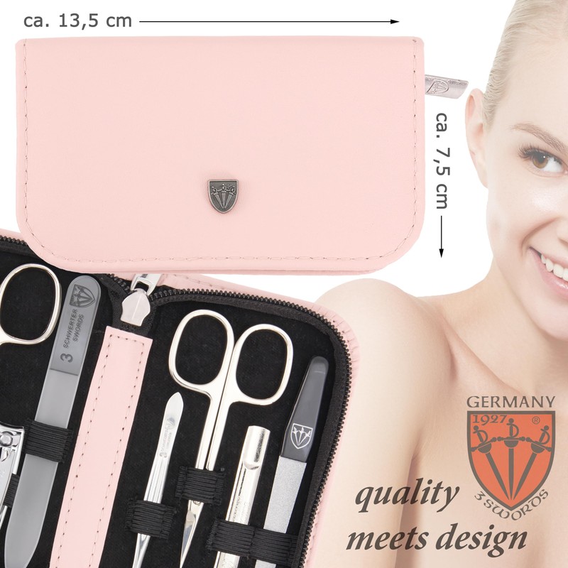 3 Swords Germany - brand quality 8 piece manicure pedicure