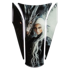 Tankpad Motorcycle Dragon Queen Fantasy Dragon Mystical Epic Art 3D Gel Sticker X509968VA