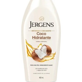 Jergens Crema Corporal Coco Hidratante Piel Suave 400ml                                                                                               