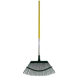 Flexrake 1A Lawn Rake 19-Inch Steel Head with 48-Inch Aluminum Handle