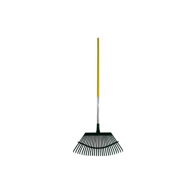 Flexrake 1A Lawn Rake 19-Inch Steel Head with 48-Inch Aluminum