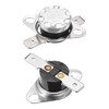uxcell KSD301 Thermostat 55°C/131°F 10A Normally Open N.O Adjust Snap