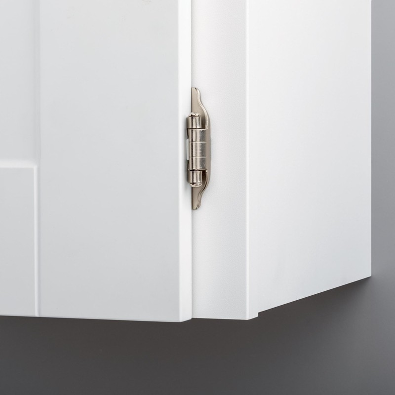 Franklin Brass (10-Pack) Self-Closing Cabinet Hinges Semi-Wrap 1/4' Overlay for