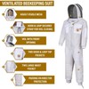 Beekeeping Suit Ventilated 3 Layer Ultra with Total Protection with