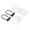 Brifit Combination Padlocks, Long Shackle Padlock with 4 Digit Code,